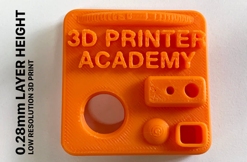 3D Printer Academy Test Squares