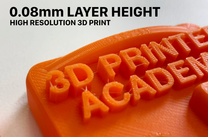 3D Printer Academy Test Squares