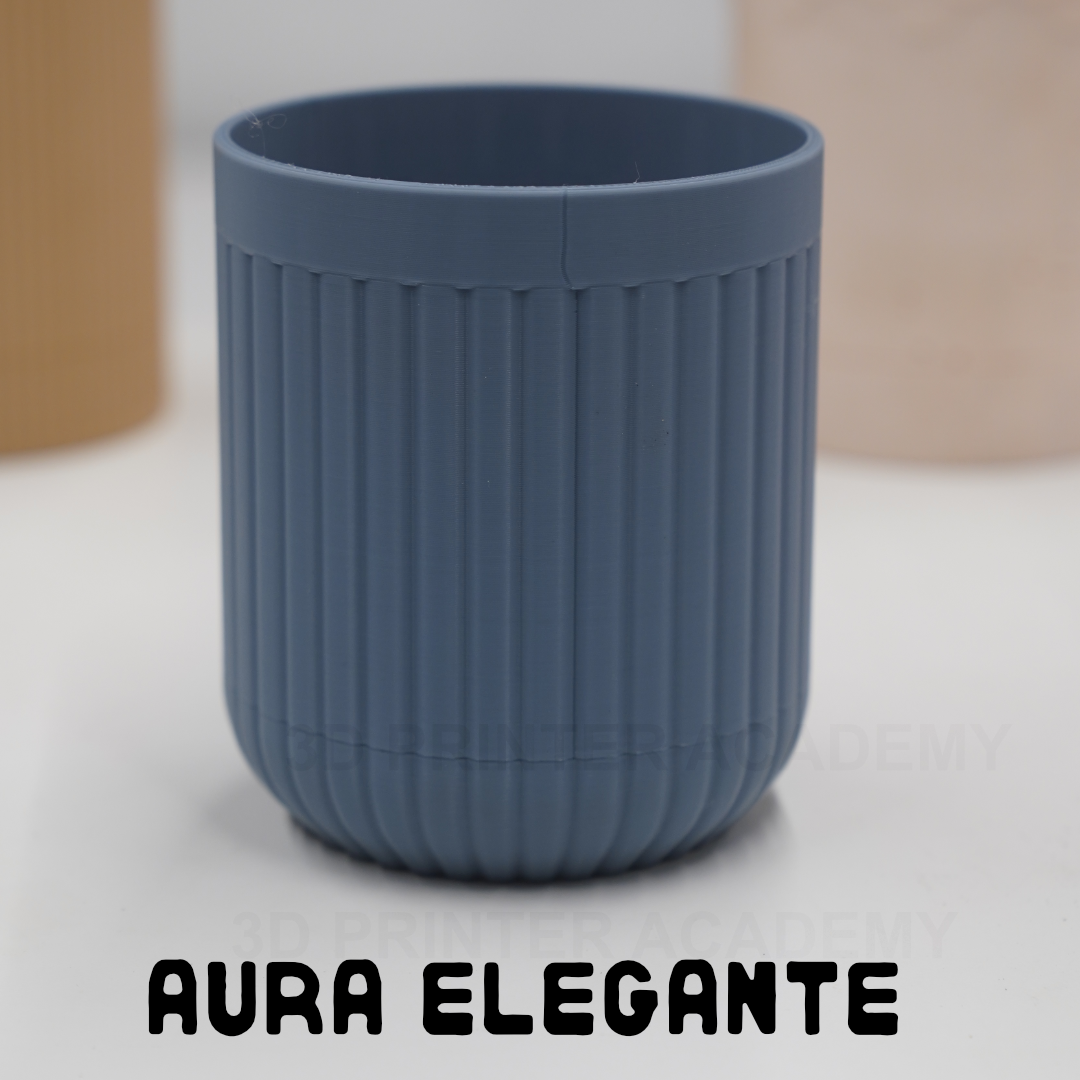 3D Printable Planters with Quick-Click Drip Tray