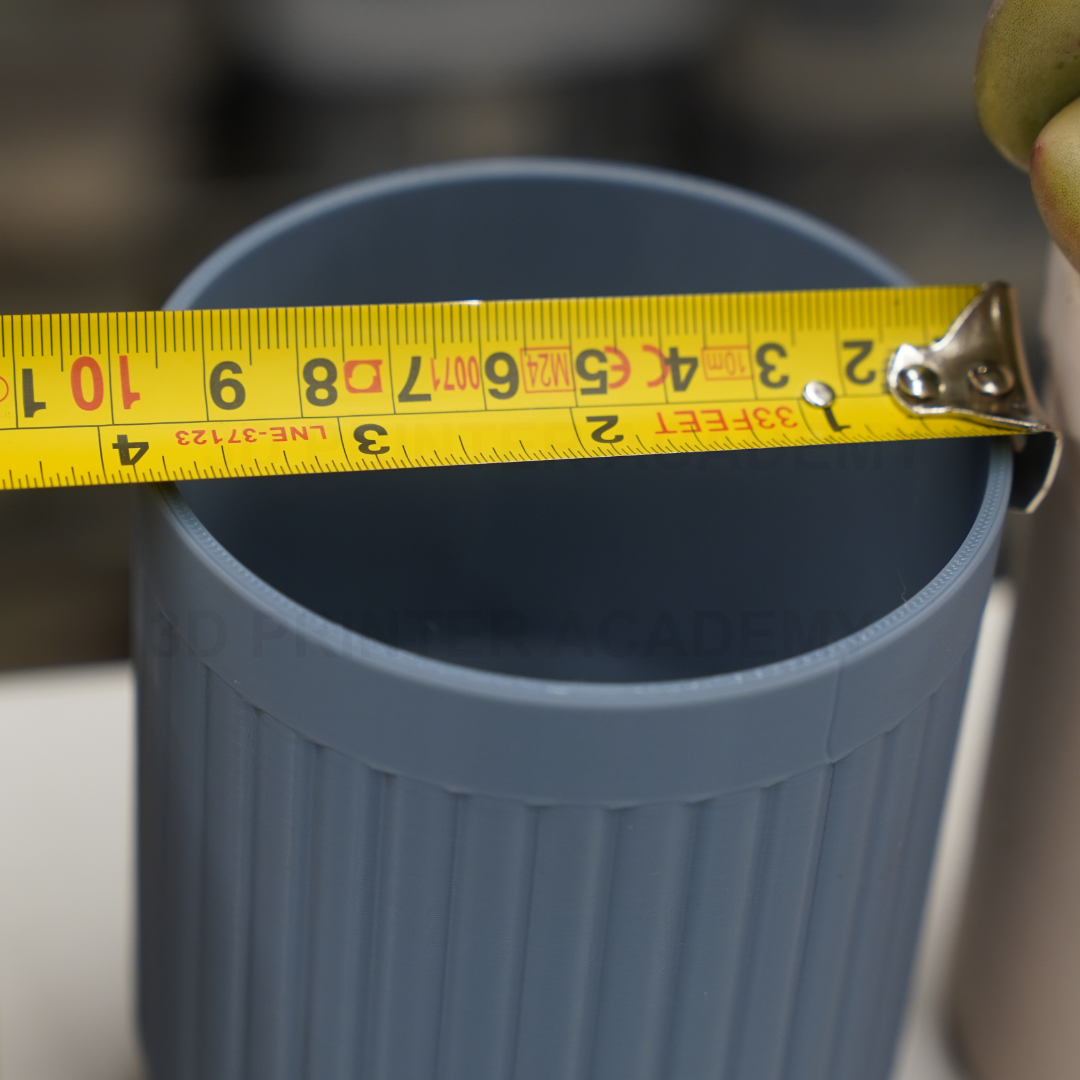 3D Printable Planters with Quick-Click Drip Tray