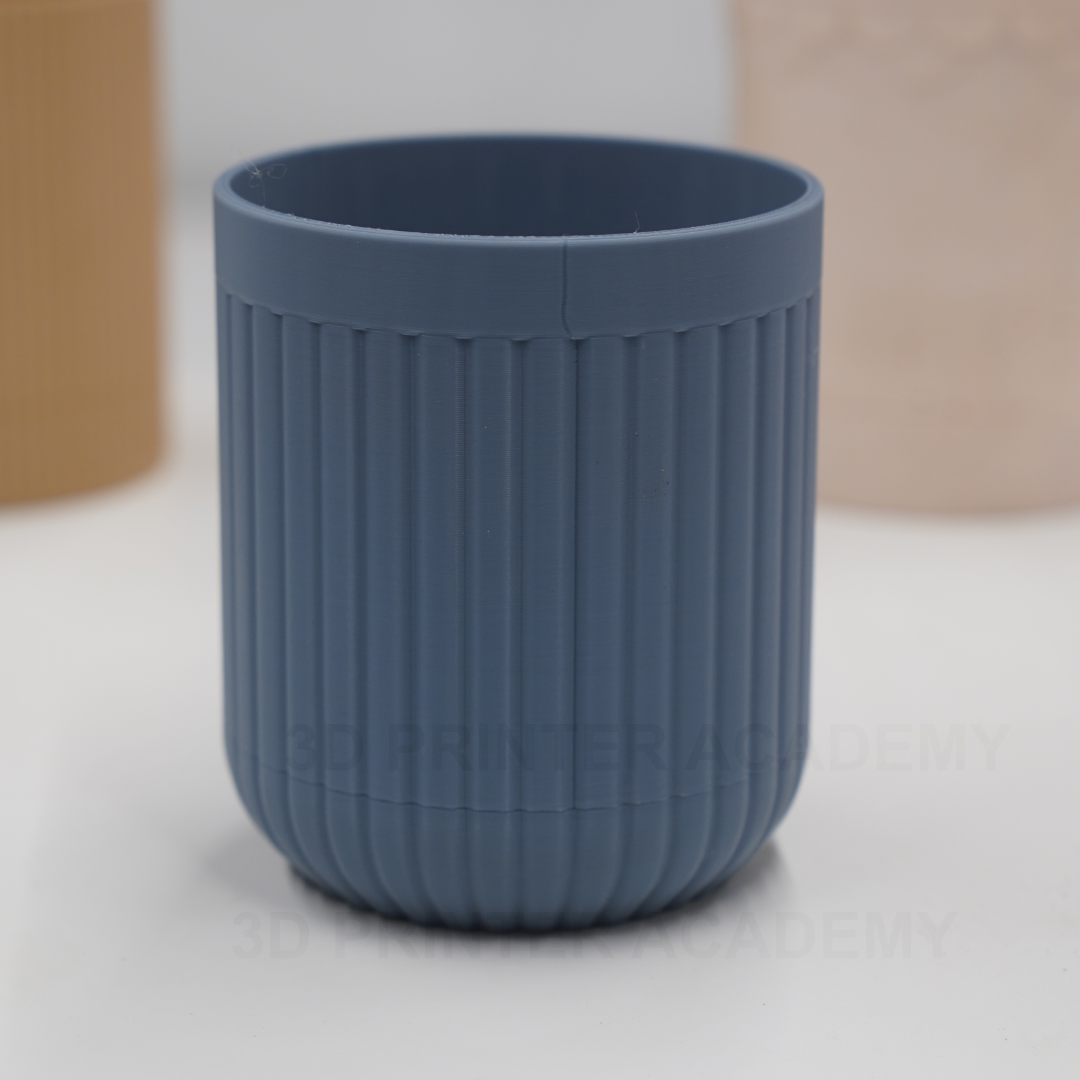 3D Printable Planters with Quick-Click Drip Tray
