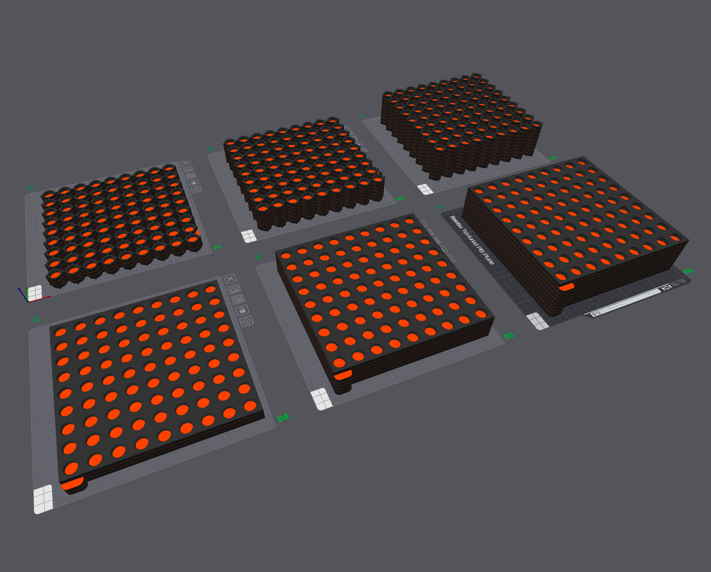 X Stacked Boards - Creator 3MF Package