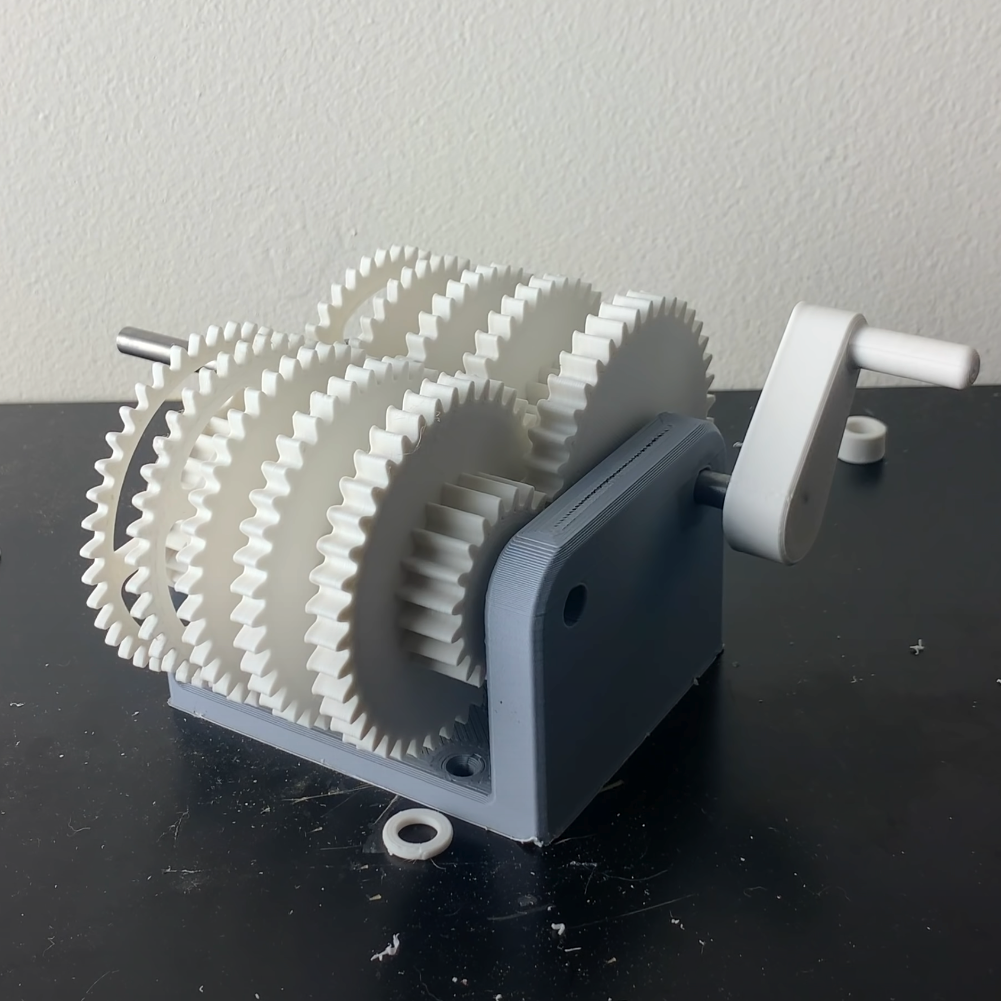 gear stl 512:1 Gearbox (STLs) – 3D Printer Academy