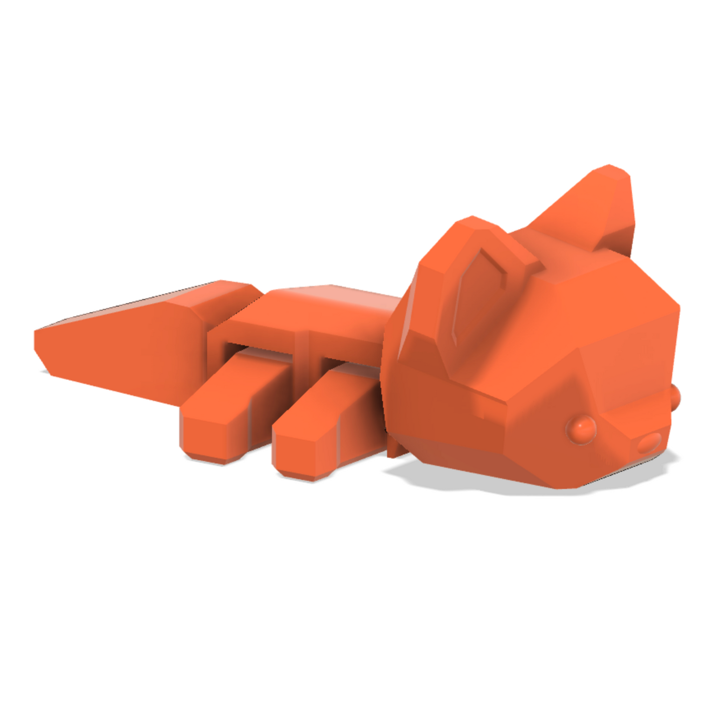 Flexible Fox (Print-in-place)