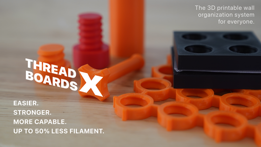 Thread Boards X | Organize Anything | The 3D Printable Wall Organization System