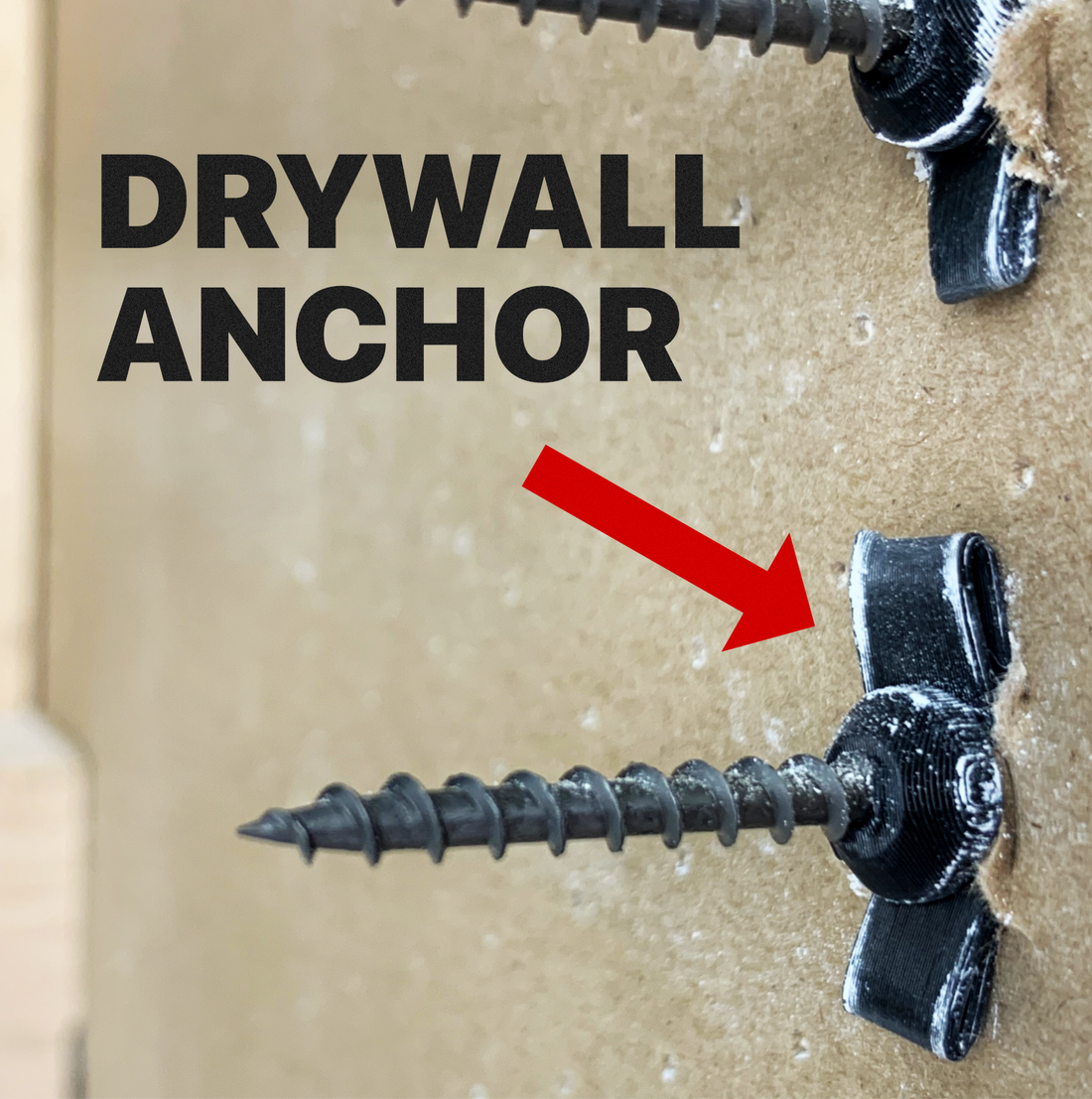 Drywall Screw Anchor - 3D Printer Academy