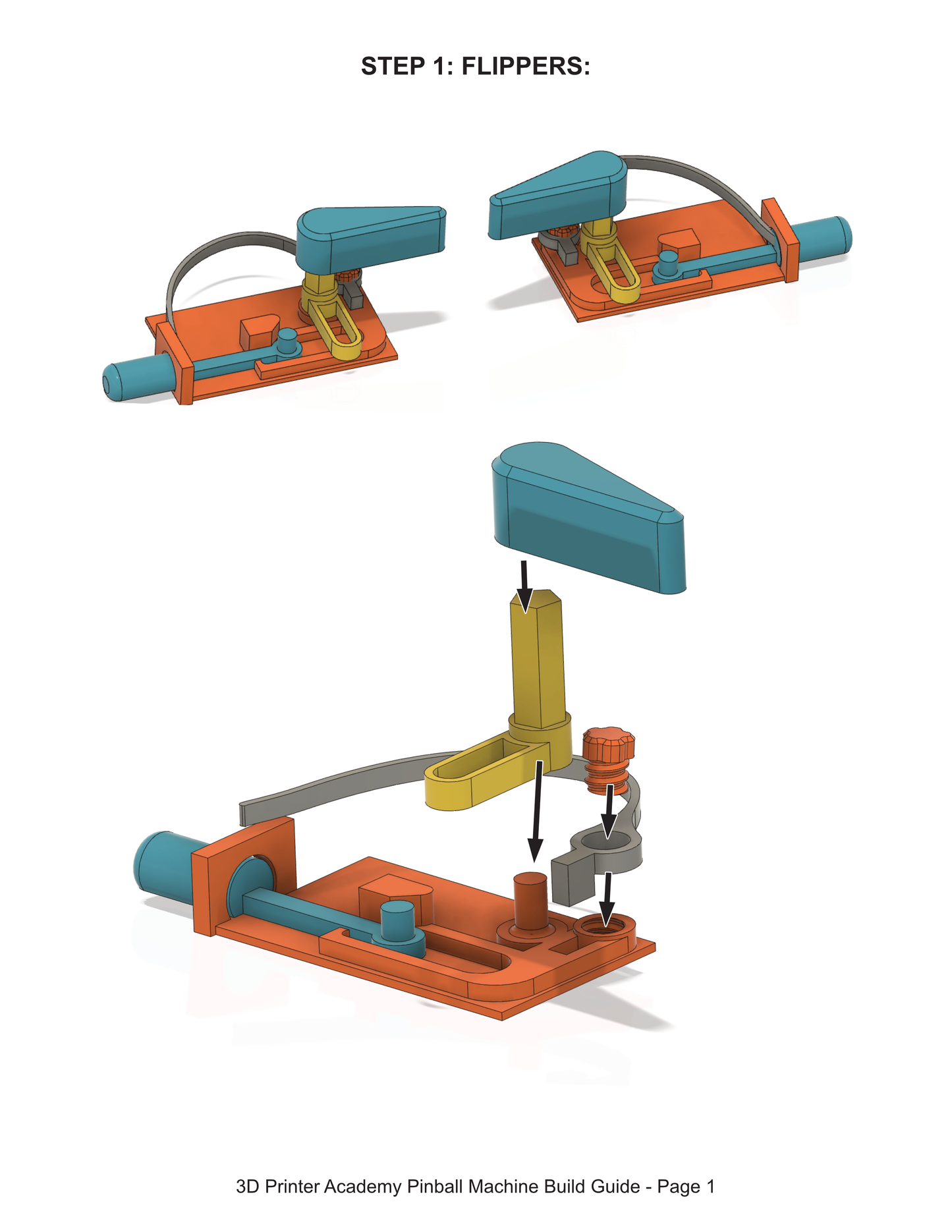 The 3D Printer Academy Pinball Machine (BETA02a)