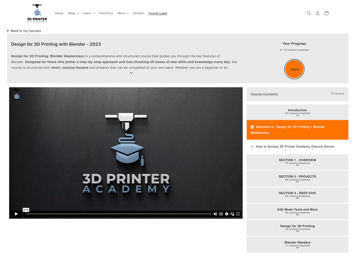 Blender Masterclass - Design for FDM 3D Printing (2026) – 3D Printer ...