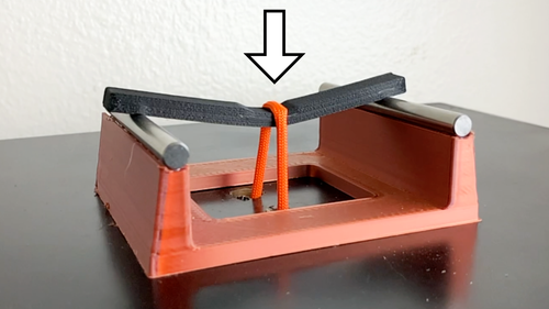 Carbon Fiber Test Stand + Sample